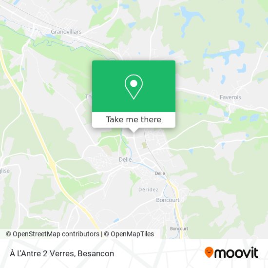 À L'Antre 2 Verres map