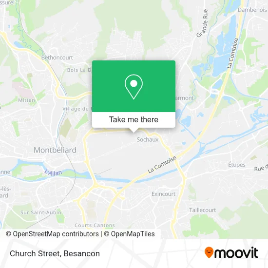 Rue De L'Église map