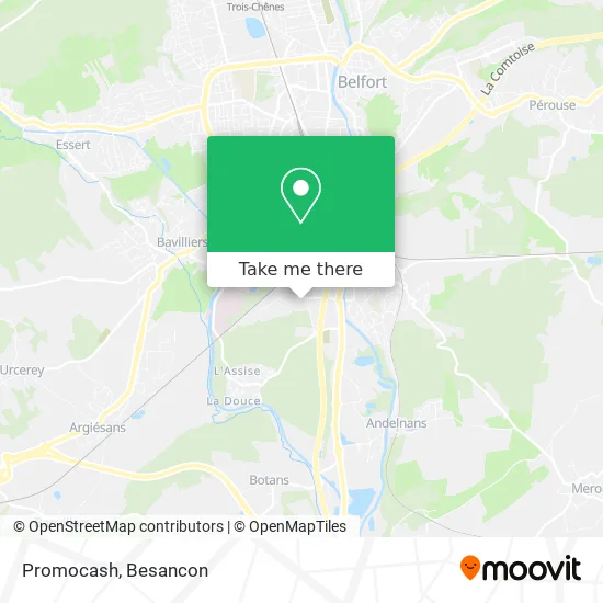 Promocash map