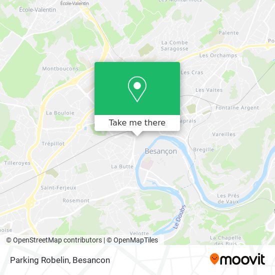 Parking Robelin map