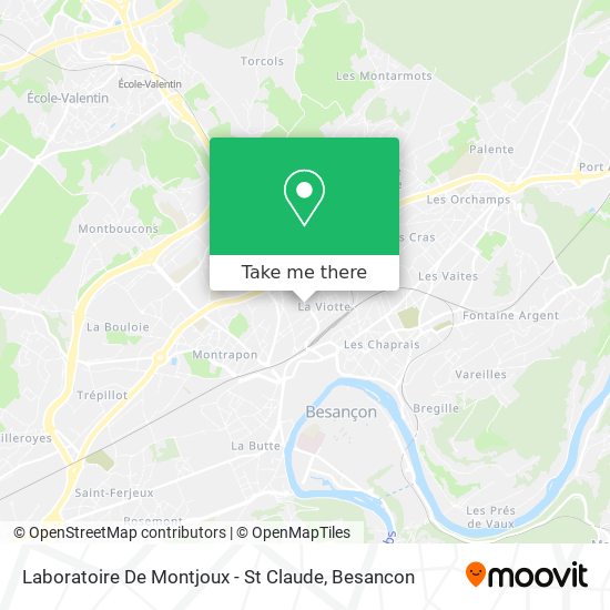 Laboratoire De Montjoux - St Claude map