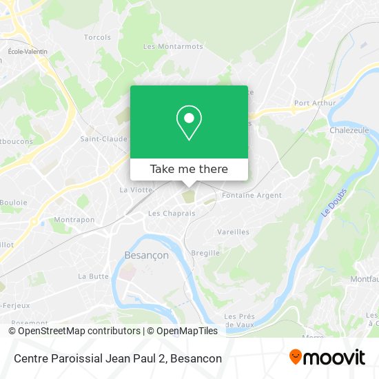 Centre Paroissial Jean Paul 2 map