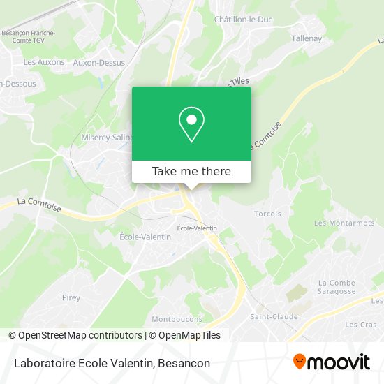 Mapa Laboratoire Ecole Valentin