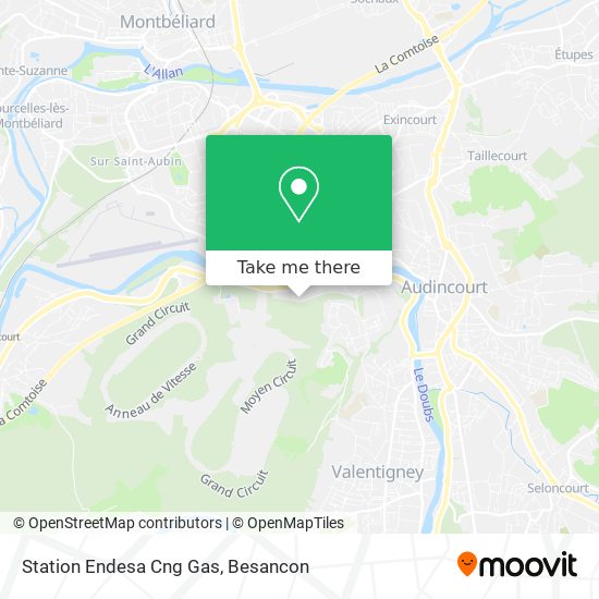 Station Endesa Cng Gas map