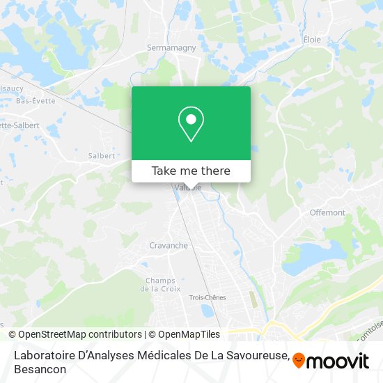 Laboratoire D’Analyses Médicales De La Savoureuse map