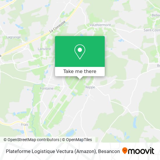 Plateforme Logistique Vectura (Amazon) map
