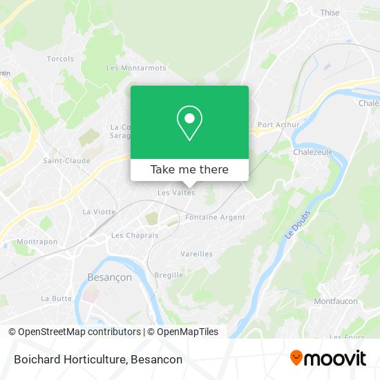Boichard Horticulture map