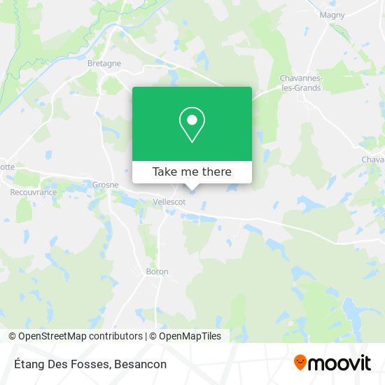 Étang Des Fosses map