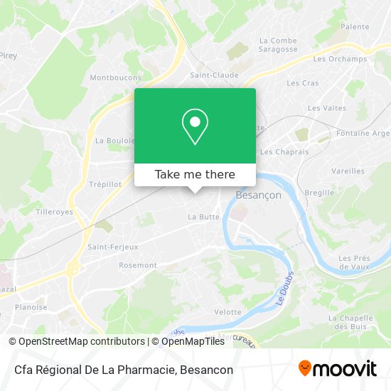 Mapa Cfa Régional De La Pharmacie