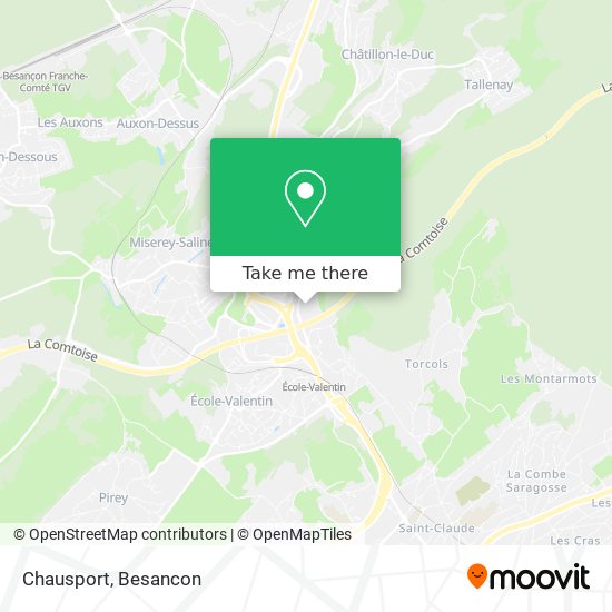 Chausport map