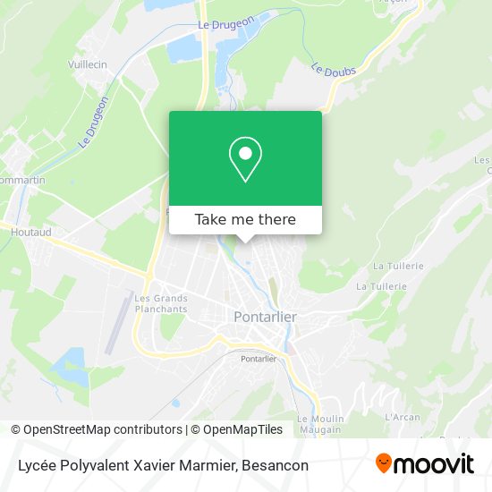 Lycée Polyvalent Xavier Marmier map