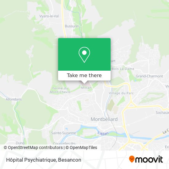 Hôpital Psychiatrique map