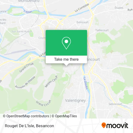 Rouget De L'Isle map