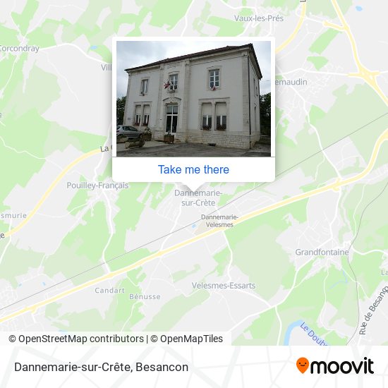 Dannemarie-sur-Crête map