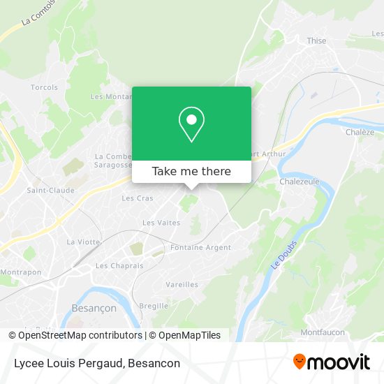 Lycee Louis Pergaud map