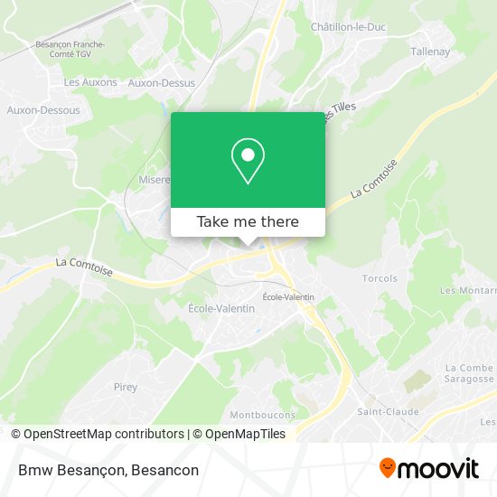 Bmw Besançon map