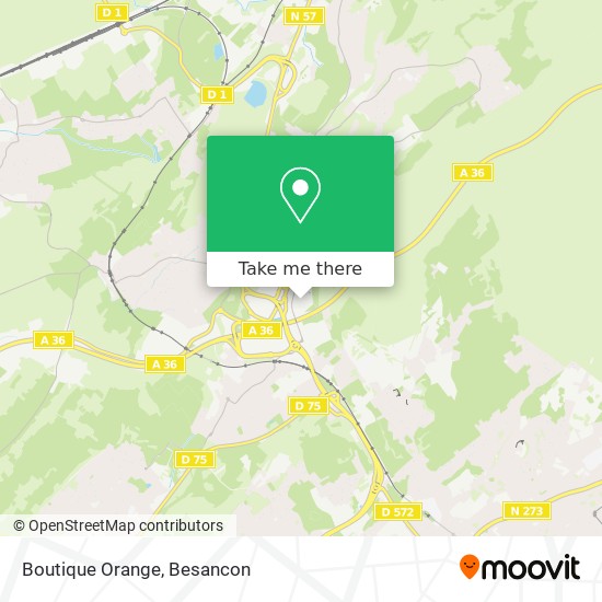 Boutique Orange map