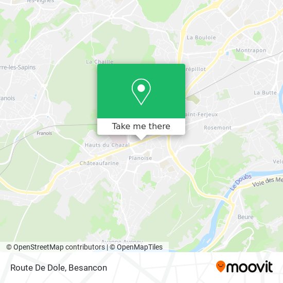 Route De Dole map