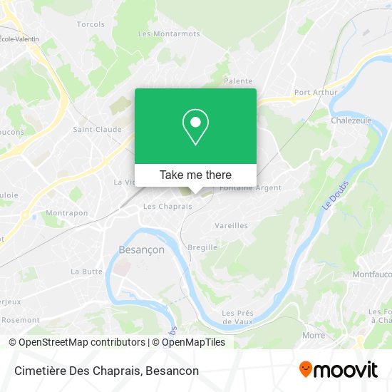Cimetière Des Chaprais map
