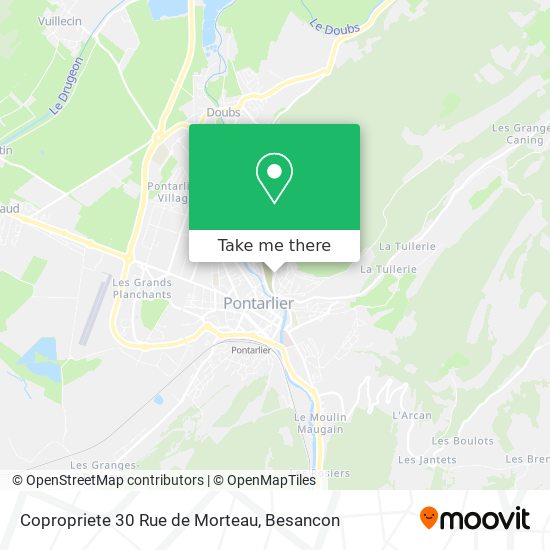 Copropriete 30 Rue de Morteau map