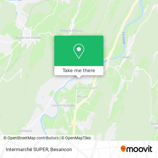 Intermarché SUPER map