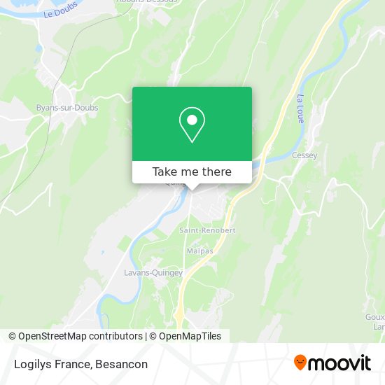 Logilys France map