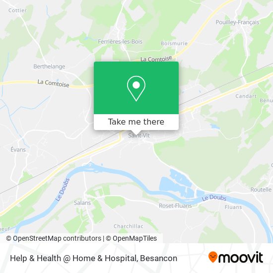 Help & Health @ Home & Hospital map