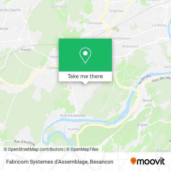 Fabricom Systemes d'Assemblage map