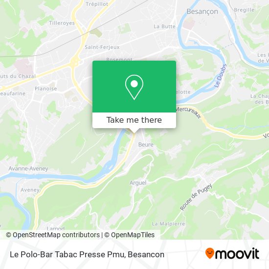 Le Polo-Bar Tabac Presse Pmu map