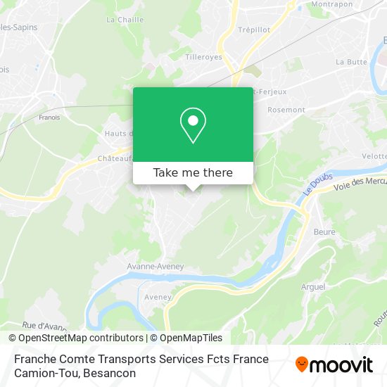 Franche Comte Transports Services Fcts France Camion-Tou map