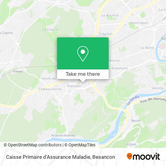 Caisse Primaire d'Assurance Maladie map