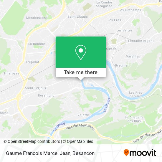 Gaume Francois Marcel Jean map