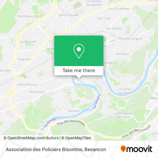 Association des Policiers Bisontins map
