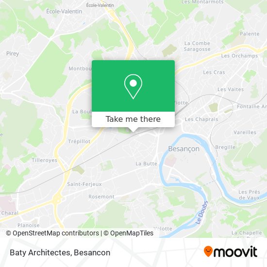 Baty Architectes map