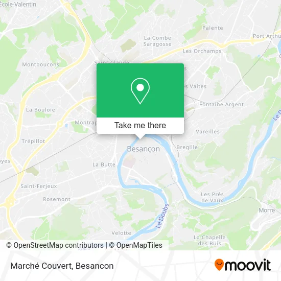Mapa Marché Couvert