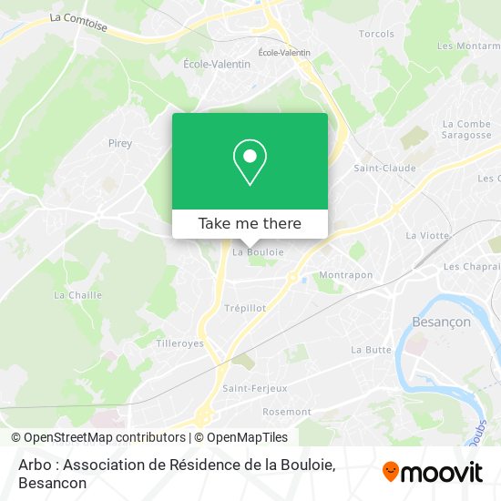 Arbo : Association de Résidence de la Bouloie map