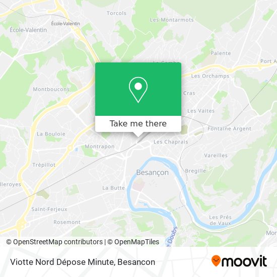 Viotte Nord Dépose Minute map