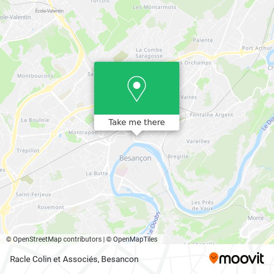 Racle Colin et Associés map
