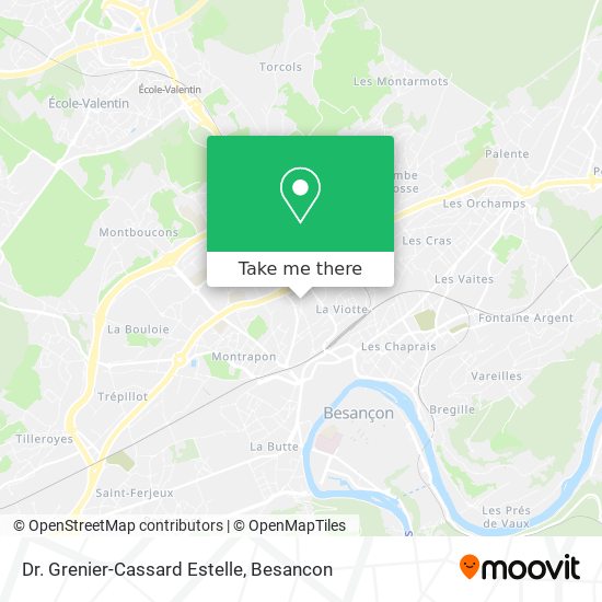 Dr. Grenier-Cassard Estelle map