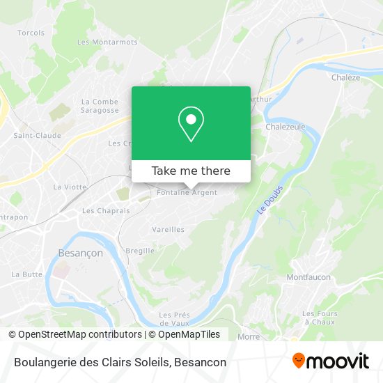 Boulangerie des Clairs Soleils map