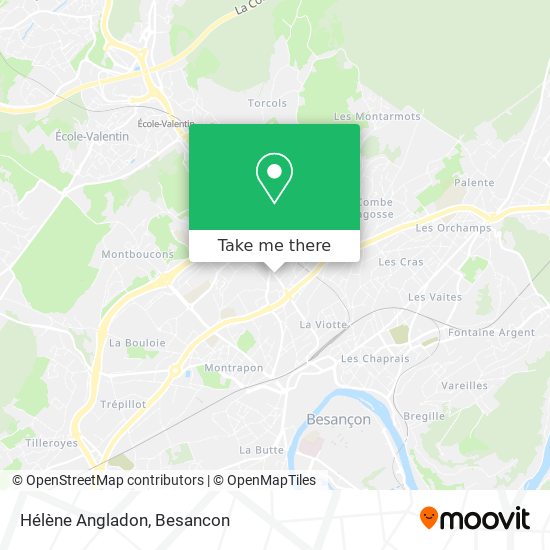 Hélène Angladon map