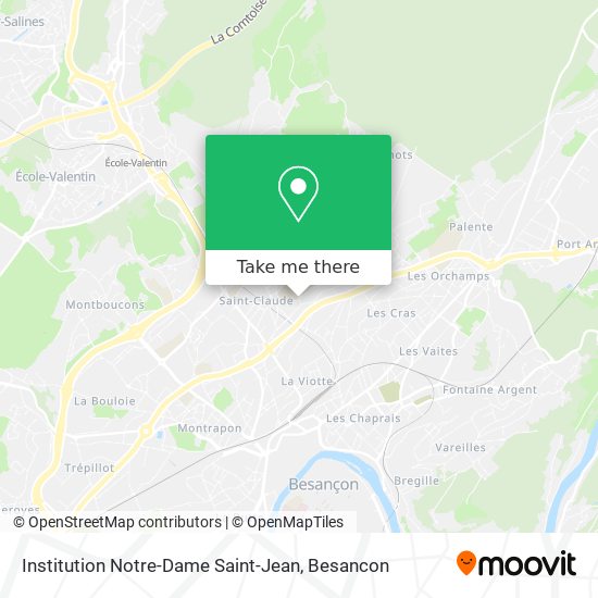 Institution Notre-Dame Saint-Jean map