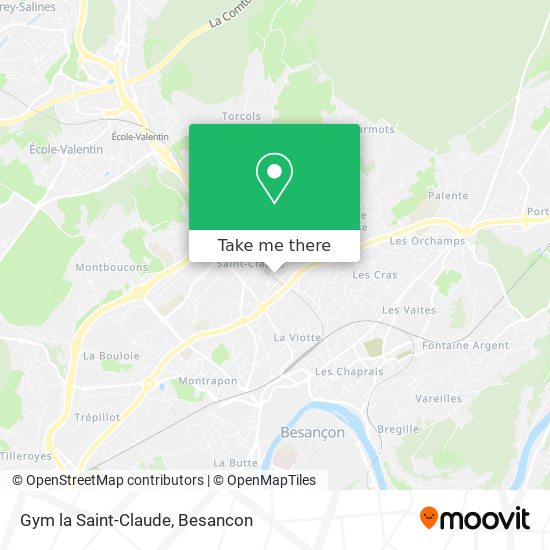 Mapa Gym la Saint-Claude