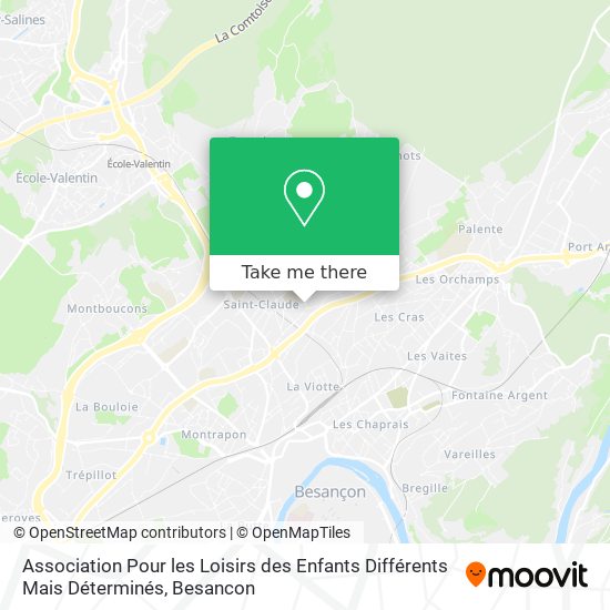 Association Pour les Loisirs des Enfants Différents Mais Déterminés map