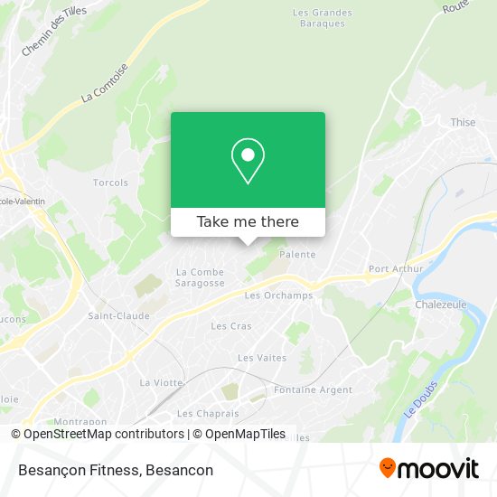 Besançon Fitness map