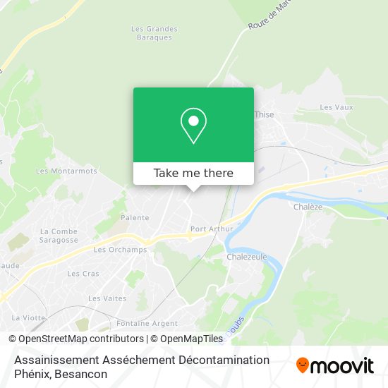 Assainissement Asséchement Décontamination Phénix map