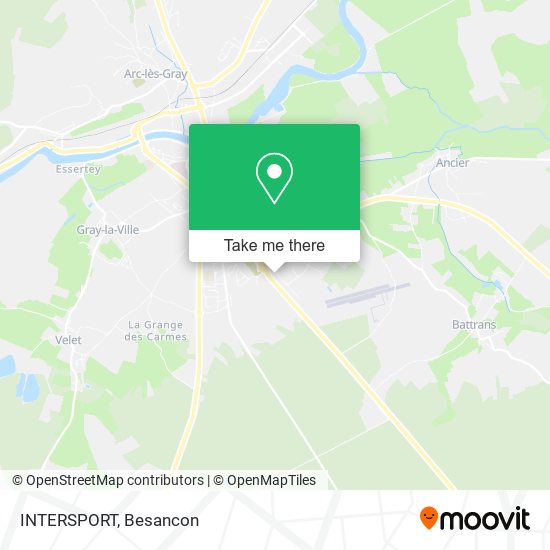 INTERSPORT map