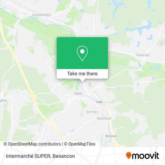 Intermarché SUPER map