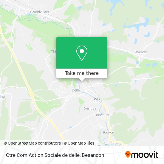 Ctre Com Action Sociale de delle map