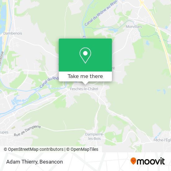 Mapa Adam Thierry